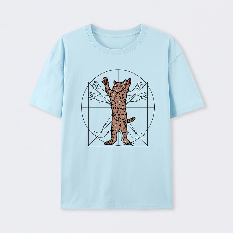 Vitruvian Cat T-Shirt