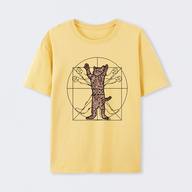 Vitruvian Cat T-Shirt