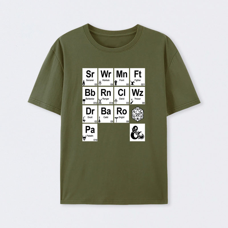 All Elements Dungeons & Dragons T-Shirt