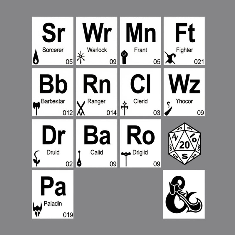 All Elements Dungeons & Dragons T-Shirt