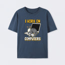 Funny cat of a computer scientist T-Shirt