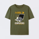 Funny cat of a computer scientist T-Shirt
