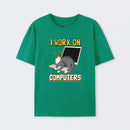 Funny cat of a computer scientist T-Shirt