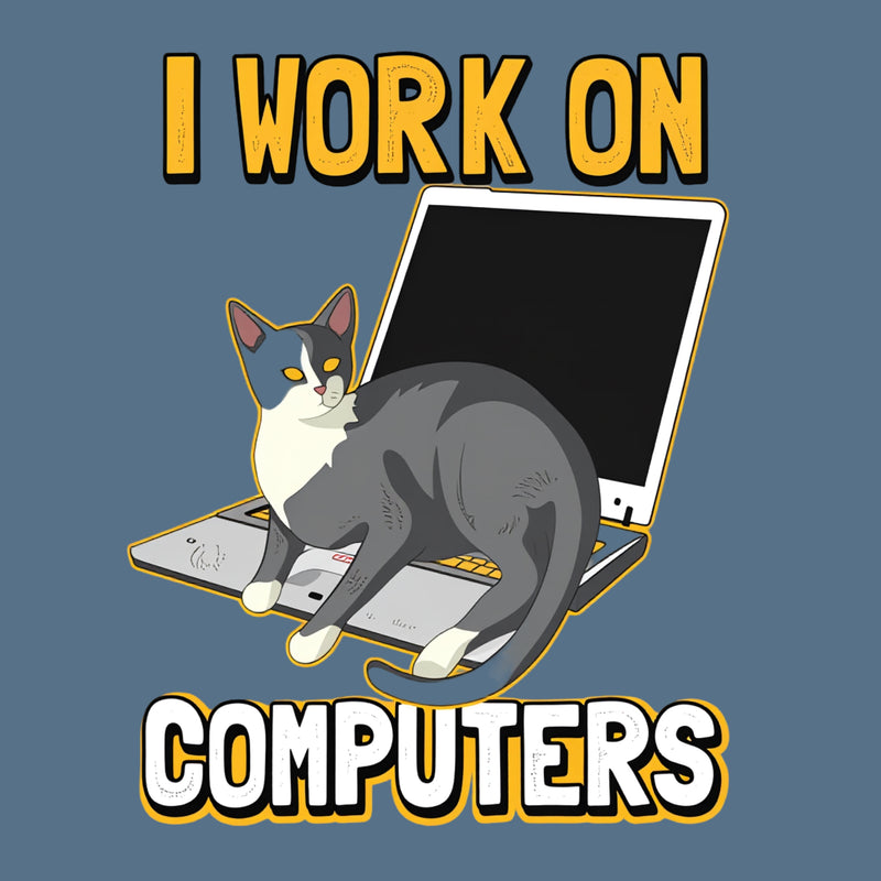 Funny cat of a computer scientist T-Shirt