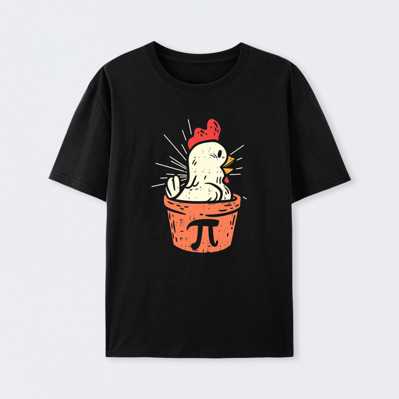 Funny Chicken Pot Pi T-Shirt