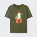 Funny Chicken Pot Pi T-Shirt