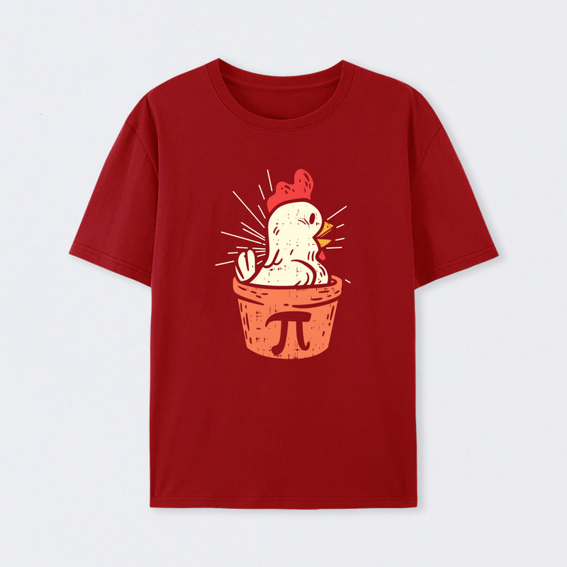Funny Chicken Pot Pi T-Shirt