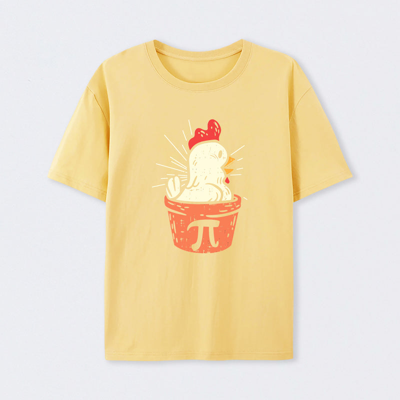 Funny Chicken Pot Pi T-Shirt