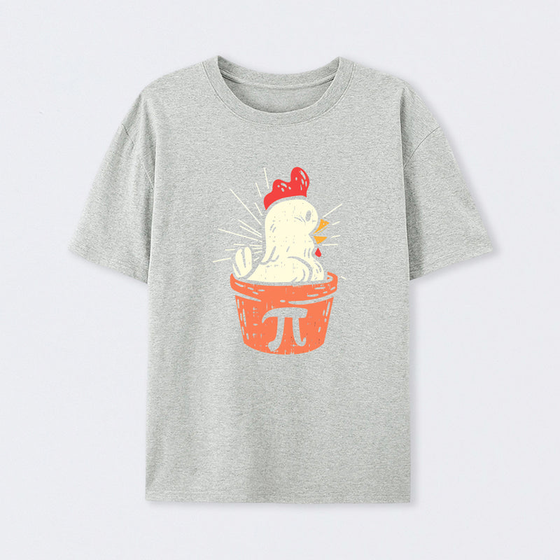 Funny Chicken Pot Pi T-Shirt