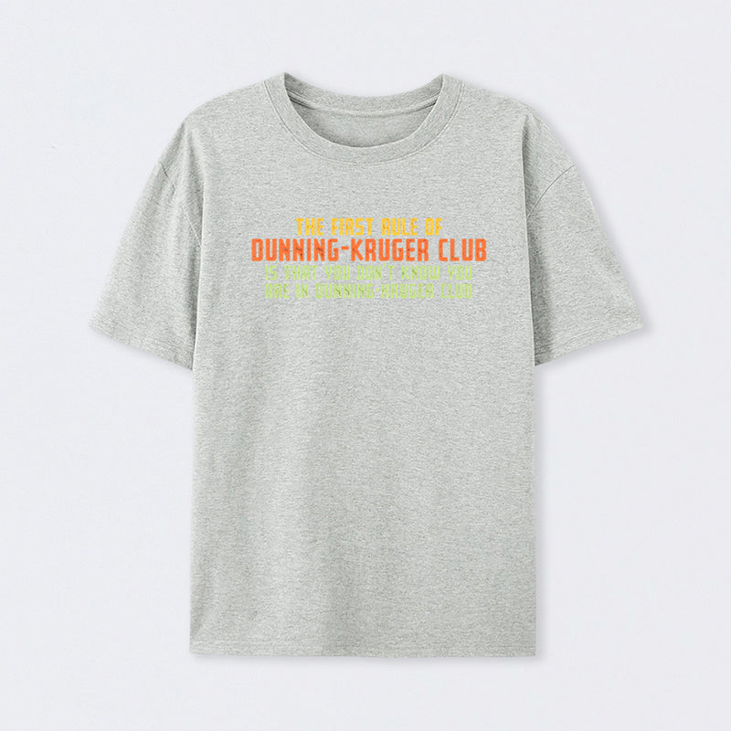 Dunning Kruger Club T-Shirt