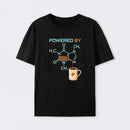 Powered By Caffeine Funny T-Shirt