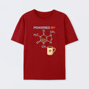 Powered By Caffeine Funny T-Shirt