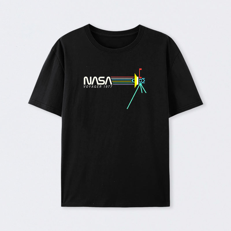 Retro Nasa Voyager Spacecraft T-shirt