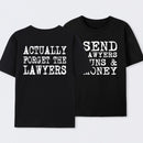 Legal Recall Front and Back Printed T-Shirt