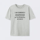 Powered By Caffeine Funny T-Shirt