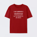 Powered By Caffeine Funny T-Shirt