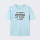 Powered By Caffeine Funny T-Shirt