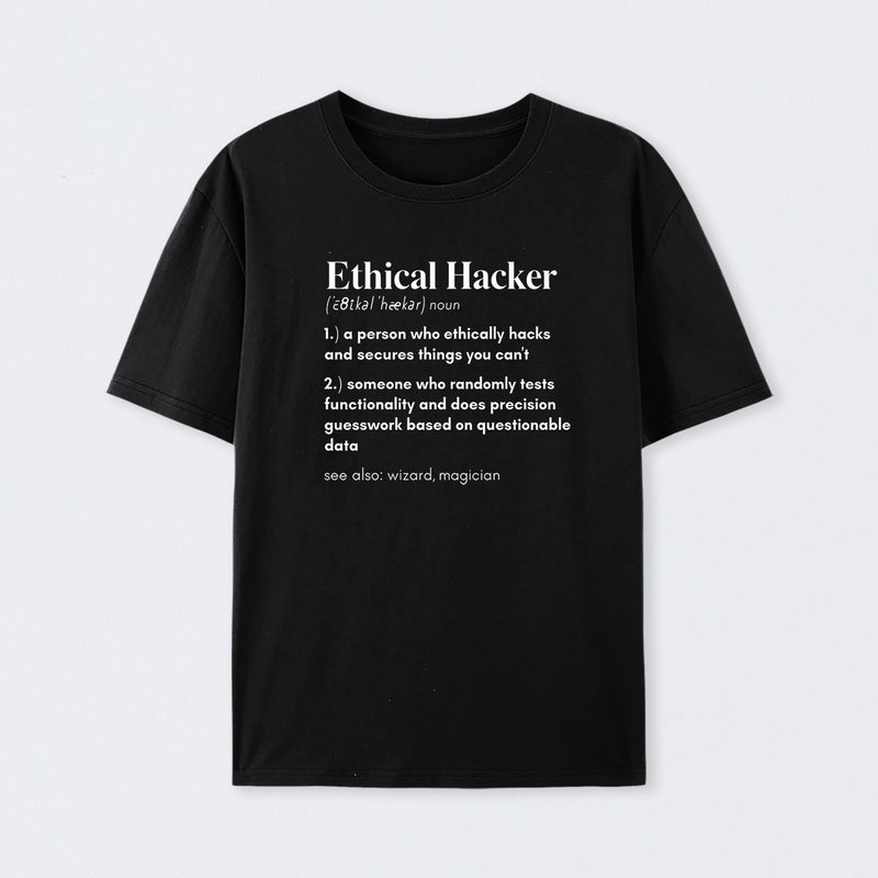 Definition of an Ethical Hacker Geek T-Shirt