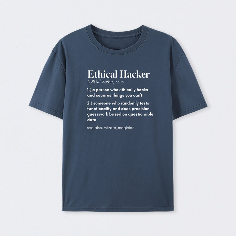 Definition of an Ethical Hacker Geek T-Shirt