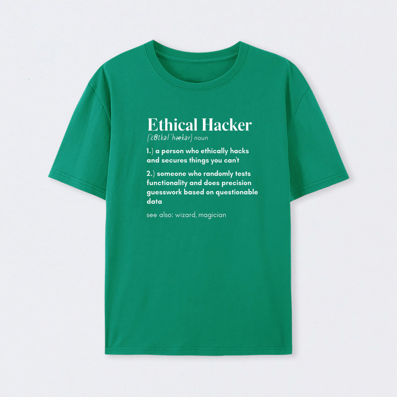 Definition of an Ethical Hacker Geek T-Shirt
