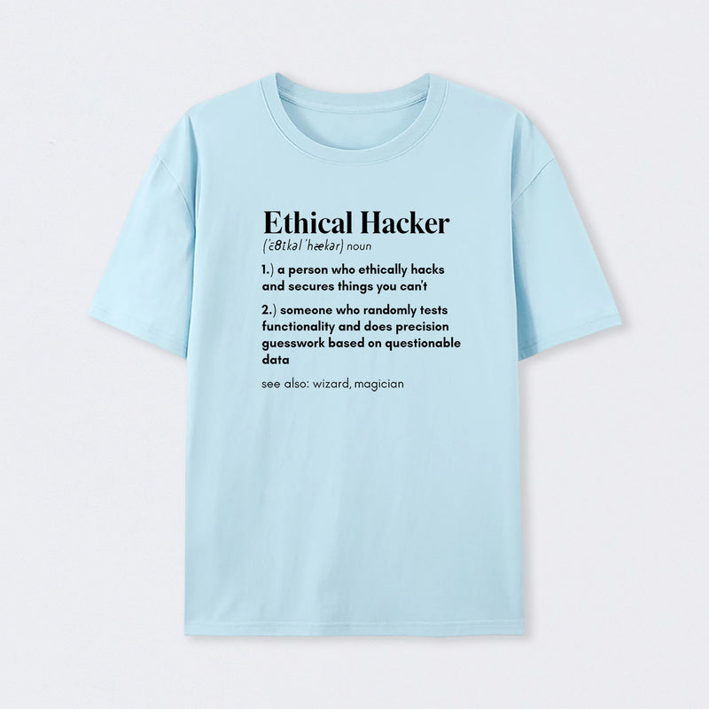 Definition of an Ethical Hacker Geek T-Shirt