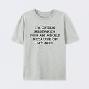 Mistaken For An Adult Geek T-Shirt