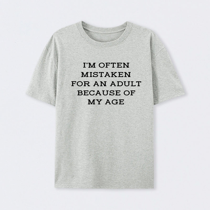 Mistaken For An Adult Geek T-Shirt