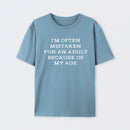 Mistaken For An Adult Geek T-Shirt