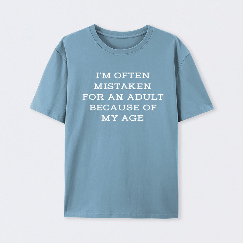 Mistaken For An Adult Geek T-Shirt