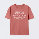 Mistaken For An Adult Geek T-Shirt