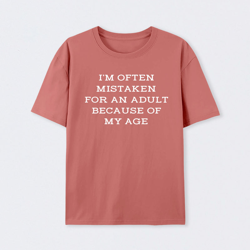 Mistaken For An Adult Geek T-Shirt