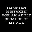 Mistaken For An Adult Geek T-Shirt