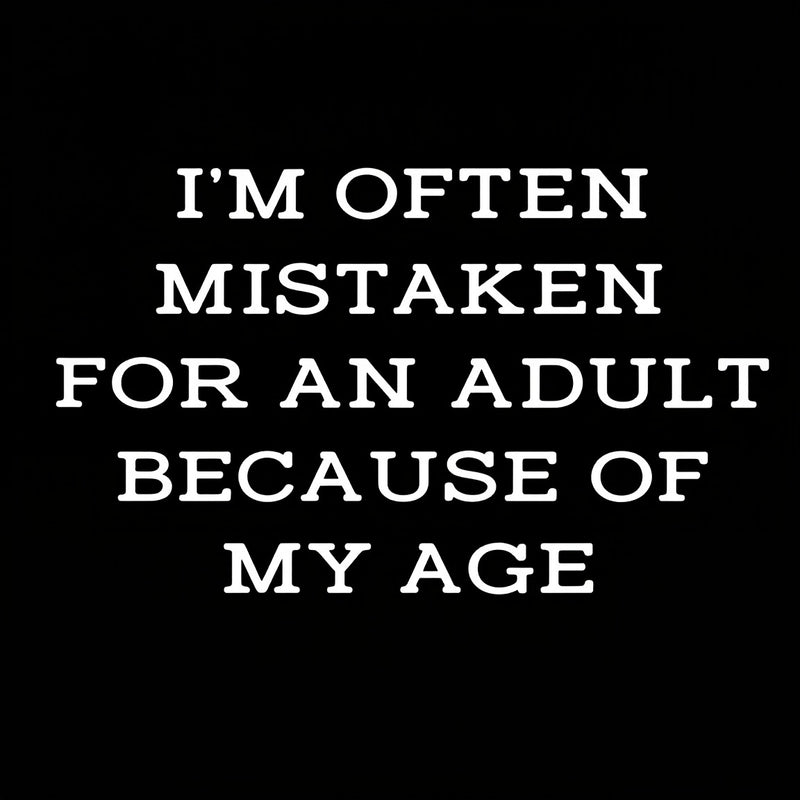 Mistaken For An Adult Geek T-Shirt