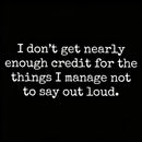 I Don't Get Nearly Enough Credit Geek T-Shirt