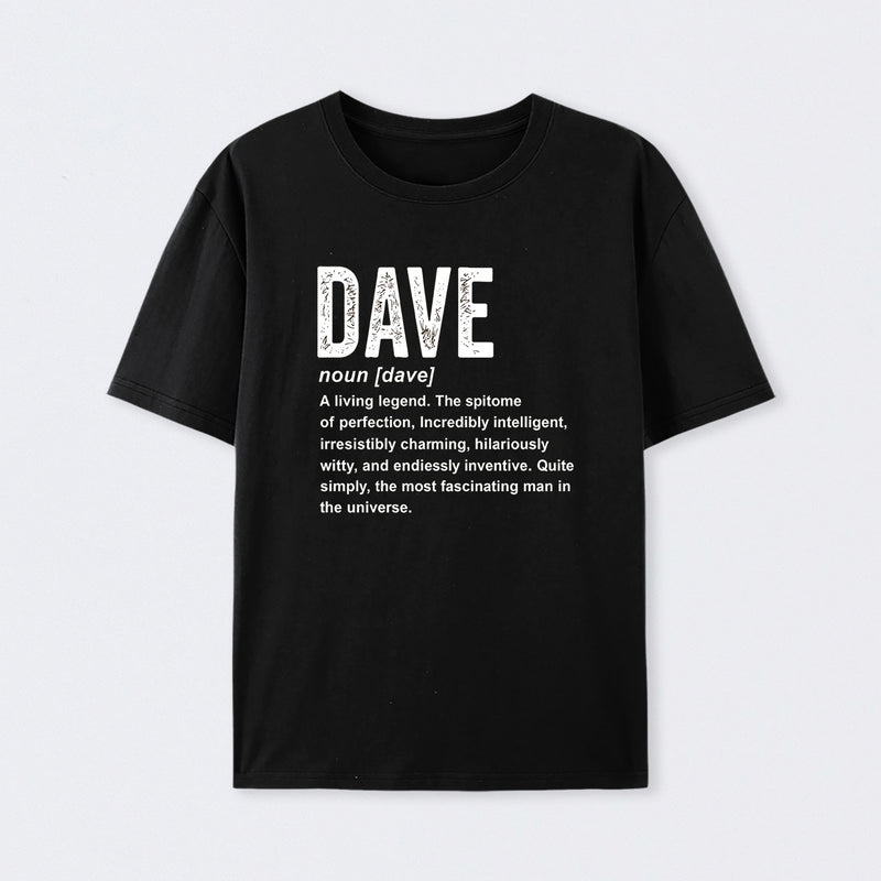 Dave Definition Funny Dave Geek T-Shirt