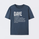 Dave Definition Funny Dave Geek T-Shirt