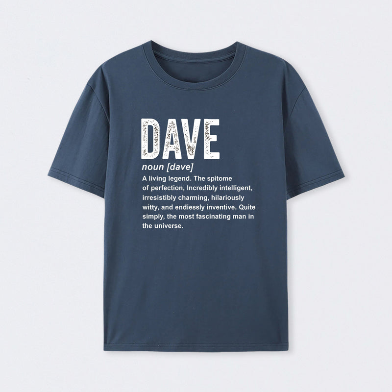 Dave Definition Funny Dave Geek T-Shirt