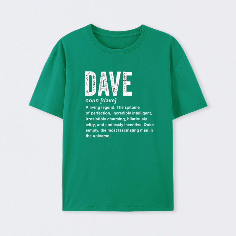 Dave Definition Funny Dave Geek T-Shirt