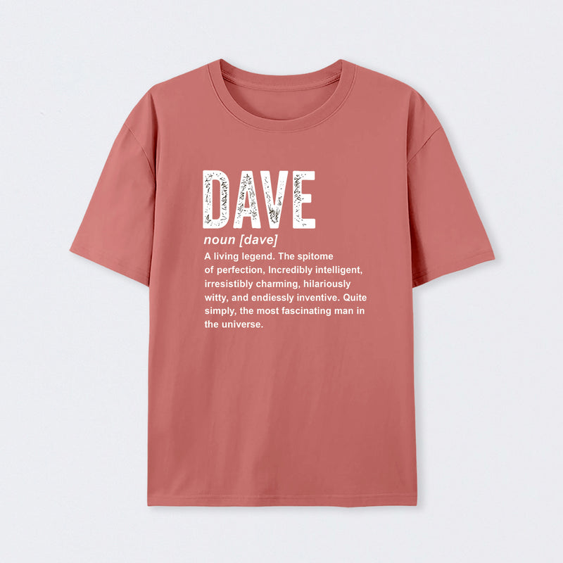 Dave Definition Funny Dave Geek T-Shirt