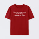Unspoken Credit Geek T-Shirt