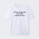 Unspoken Credit Geek T-Shirt