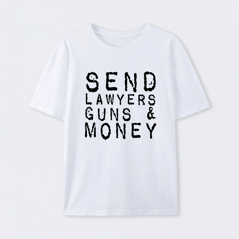 Send Lawyers Guns And Money Geek T-Shirt