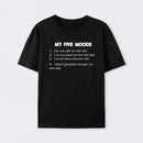 My Five Moods Geek T-Shirt