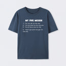 My Five Moods Geek T-Shirt