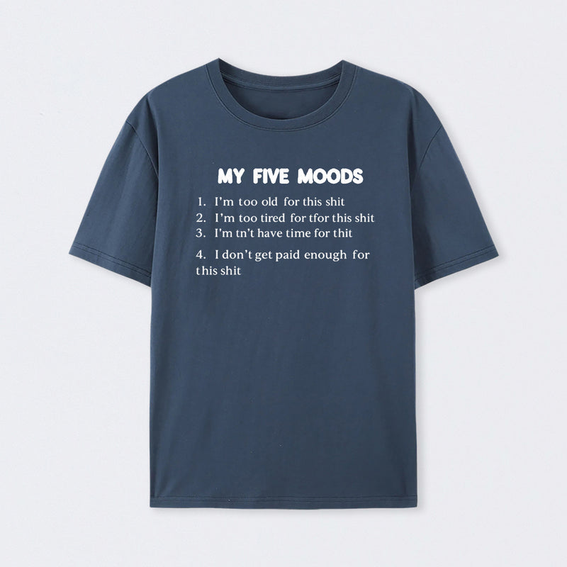 My Five Moods Geek T-Shirt