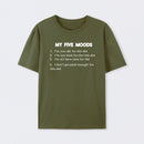 My Five Moods Geek T-Shirt