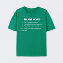 My Five Moods Geek T-Shirt