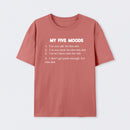 My Five Moods Geek T-Shirt