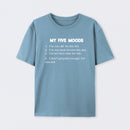 My Five Moods Geek T-Shirt