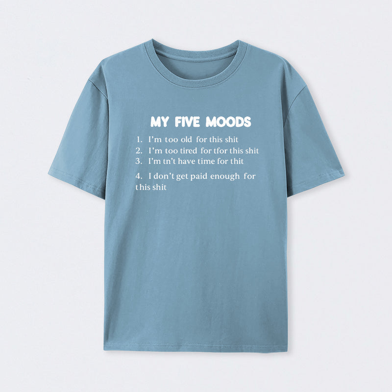 My Five Moods Geek T-Shirt